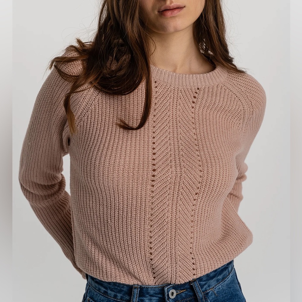 Forever 21 Blush Pink Cozy Knit Sweater